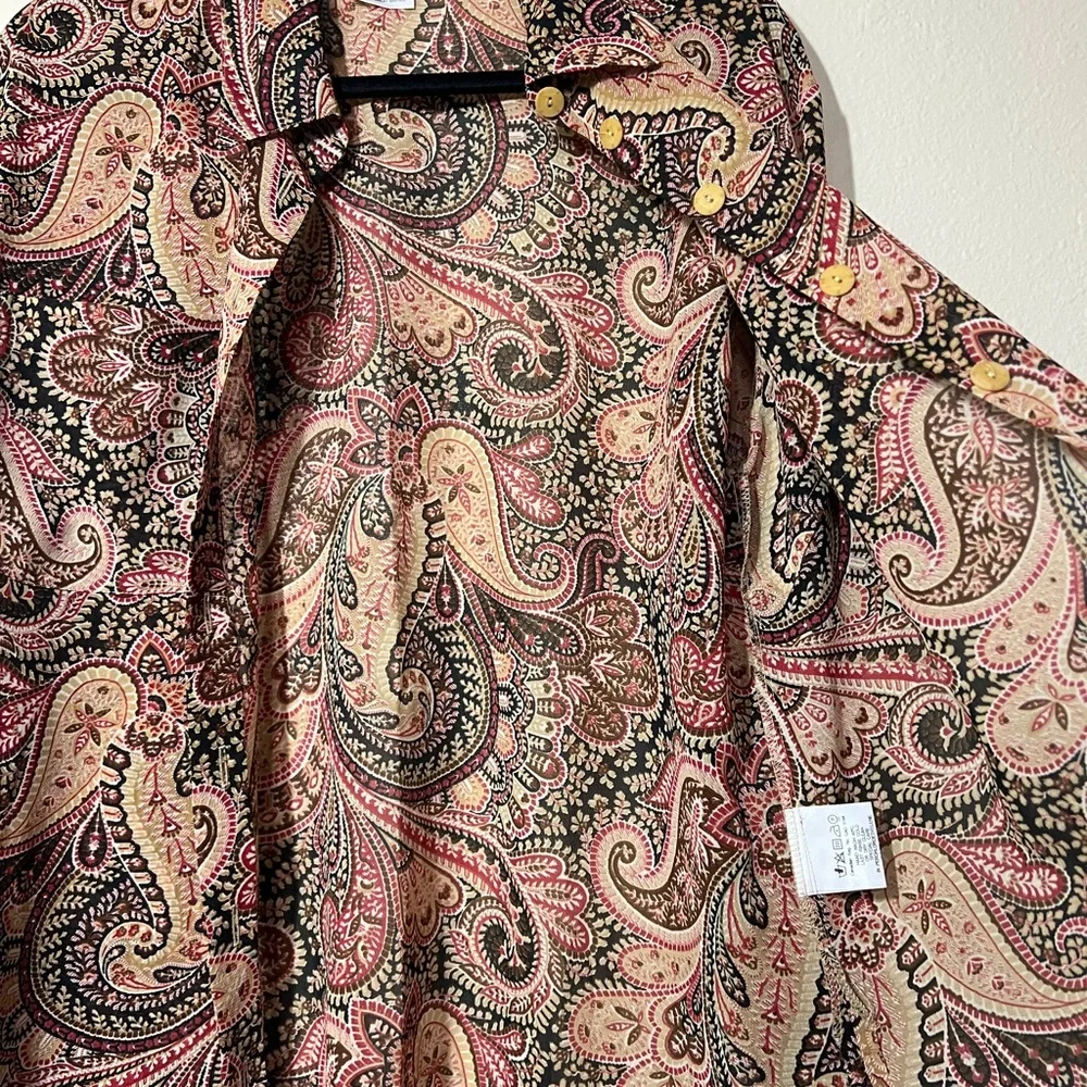 Jaeger button blouse - Picture 3 of 12